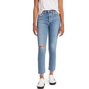 Agolde Jamie High Rise Classic Jeans Sizzle